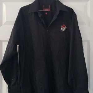 UGA collared button up shirt